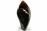 Tall, Free-Standing Polished Indonesian Blue Amber #311495-1